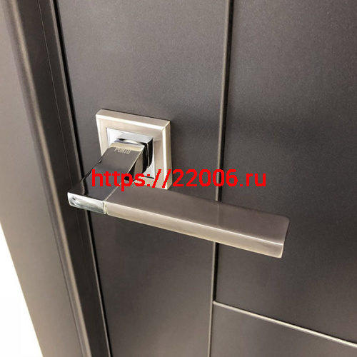 Ручка Punto (Пунто) раздельная K.QL52.TECH (TECH QL) SN/CP-3 матовый никель/хром фото 2