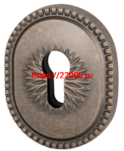 Накладка Armadillo (Армадилло) на цилиндр ESC.C.CL/OV (ET-DEC CL) AS-9 античное серебро