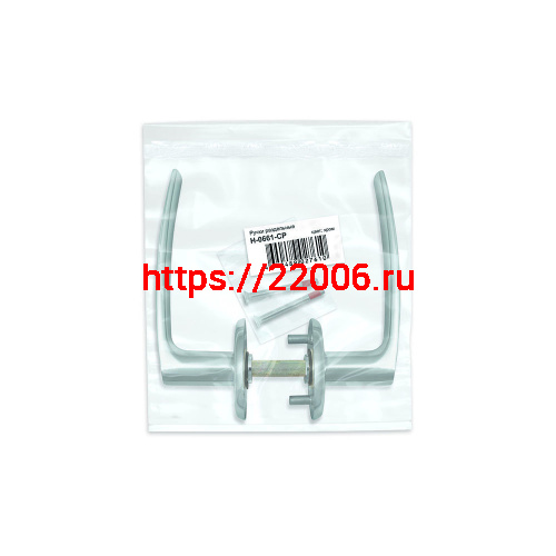 Ручка Fuaro (Фуаро) раздельная R.FIN50.H-0661/HD (H-0661) /подвес CP хром фото 2