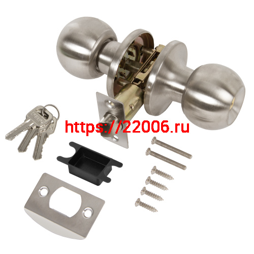 Ручка Punto (Пунто) защелка DK672/BL SN-ET (кл./фик.) мат.никель фото 2