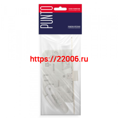 Защелка Punto (Пунто) врезная LM/PL96WC-50/BL BL (черный) фото 2