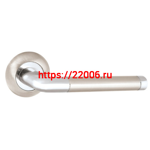 Ручка Punto (Пунто) раздельная R.TL54.REX (REX TL) 140mm SN/CP-3 матовый никель/хром