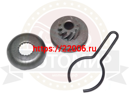 Храповик кикстартера Yamaha Jog 50, 3KJ (храпов. d13мм (шестерня 6 зацеп, 10зуб d20мм D36мм)(LINHIA