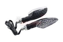 Боковой фонарь светодиодный WKT-TL-05D карбон (ПАРА)