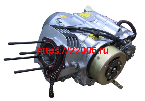 Двигатель 4т. 125 см3 (1P52) АЛЬФА (С120) КПП 4 ступ. авт.сцепление, тюнинг НЕТ ЭЛЕКТРОСТАРТЕРА фото 2