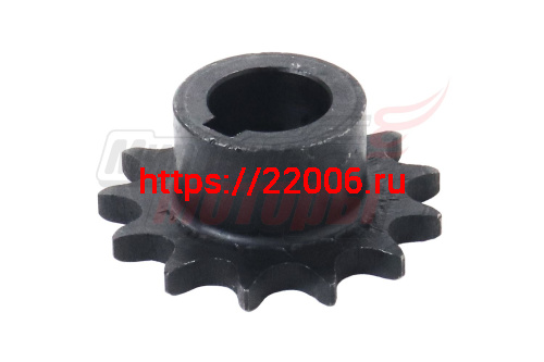 Звезда ведущая 13z мотобуксировщика (d=25мм, шаг 15,875)
