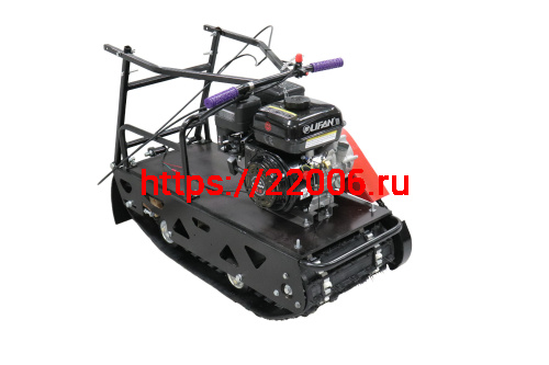 Мотобуксировщик  7 л.с. Сибирь-мини-Ф (2 тел.) дв.Lifan с понижающим редуктором и авт. сцеплением,ФАРА