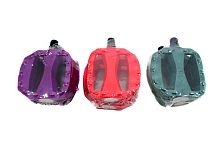 Педаль цветная, пластик, шариковый подшипник, резьба 1/2(мелкая резьба) 3032603-14