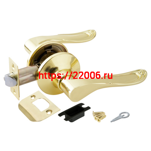 Ручка Punto (Пунто) защелка DK630 PB-PS (6030 PB-P) (без фик.) золото