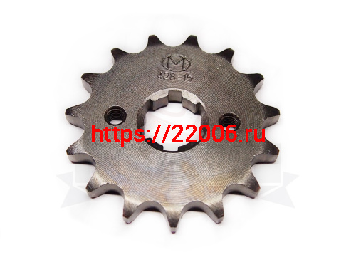 Звезда 15 зуб. (428) (d18-20; 2х34) цепи, ведущая Zongshen ZS 172FMM-5 CB250 см3 (100103810) (НАБОР)