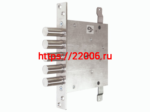 Замок Mettem (Меттэм) врезной сувальдный ЗВ8 140.1.1-18 с тягами, 5 кл.