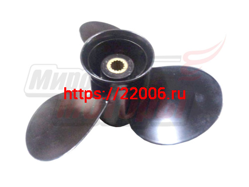 Винт 9.25* 9 (шаг 9) (14 шлицов) (9.9-20НР) (TOHATSU,NISSAN,MERCURY)